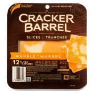 Cracker Barrel Marble Cheese Slices ~240 g