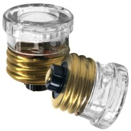 Leviton 20A-125V Glass P-Rated Fuse Plug 1Ea