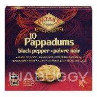 Pataks Black Peppercorn Pappadums 100 g