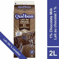 Québon 1% Milk Fat Partly Skimmed Chocolate Milk, 2 L