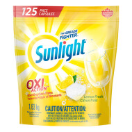 Sunlight Oxi Action Dishwasher Detergent Pacs ~1.63 kg