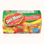 Del Monte Fruit Cups Peach & Mango, 4x112mL