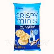 Crispy Minis Salt & Vinegar Flavour Rice Chips ~100g