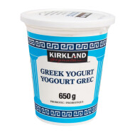Kirkland Signature Plain Greek Yogurt, 3 x 650 g