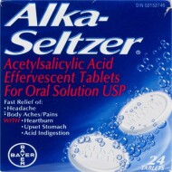 Acetylsalicylic effervescent tablets