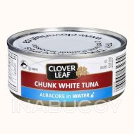 Clover Leaf Tuna White Chunk in Water ~170g