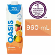 Oasis Fruitzoo Peach Clementine Vitamins & Minerals Delicious Fruit Juice Cocktail 960 ml