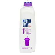 Nutrilait 1% Milk Fat Partly Skimmed Milk Jug, 1 L