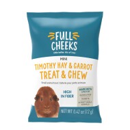 Full Cheeks Small Pet Mini Timothy Hay & Carrot Treat & Chew