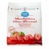 Great Value Differently Delicious Sliced Strawberries 1Ea