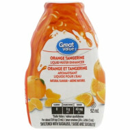 Great Value Value Size Orange Tangerine Liquid Water Enhancer 1Ea