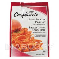 Patates douces frites coupe large 454 g