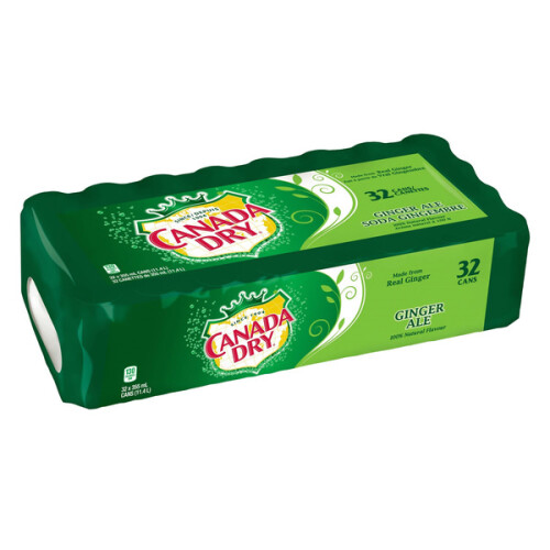 Canada Dry Ginger Ale, 32 x 355 ml Costco, Vancouver Grocery Delivery