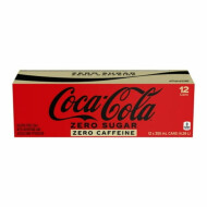 Coca-Cola Zero Sugar Caffeine Free Soda Soft Drink, 12 x 355 ml