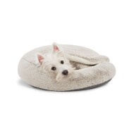 Top Paw® Faux Fur Snuggler Cave Dog Bed
