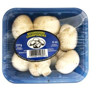 Elite Champignons White Whole Mushrooms 8oz 1 Ea