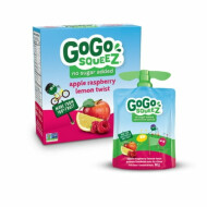 GoGo Squeez Apple Raspberry Lemon Squeezable Apple Sauce ~360 g