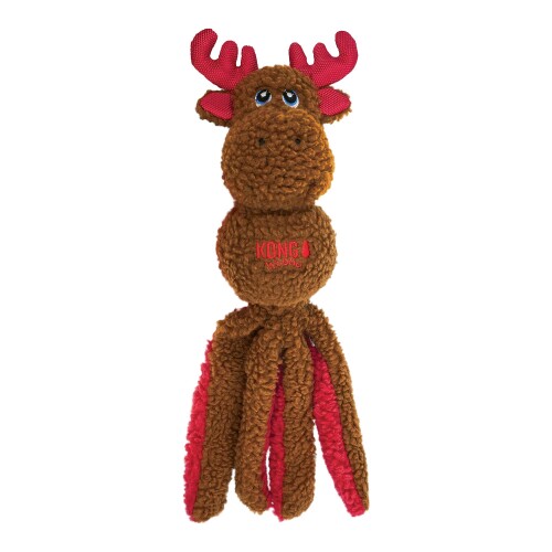 Squeaky reindeer sales dog toy