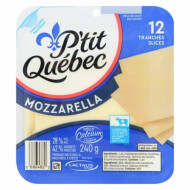 Petit Quebec Natural Slice Mozzarella Cheese ~240 g
