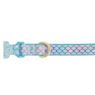 Top Paw® Blue Mermaid Adjustable Dog Collar