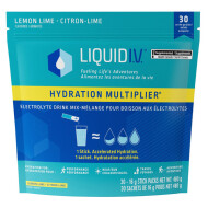 Liquid I.V. Hydration Multiplier Lemon Lime Flavor Electrolyte Drink Mix 30 Count