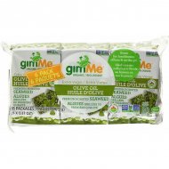 GimMe Organic Extra Virgin Olive Oil Roasted Seaweed Snacks ~30 g