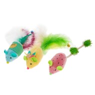 Whisker City® Fruit Mice Cat Toys - 3 Pack