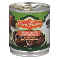 Casa Fiesta Whole Chipotle Peppers in Adobo Sauce 212ml 1 Ea