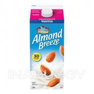 Vanilla flavoured unsweetened almond milk beverage ~1.89 L