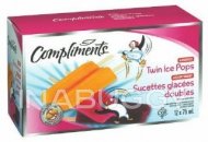 Compliments Twin Ice Pops (12PK) 75ML
