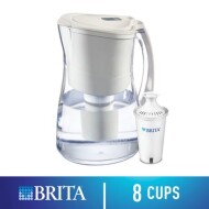 Brita Marina Water Filter Pitcher with 1 Replacement Filter, White, 8 Cup -  1 ea