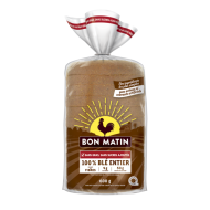 Bon Matin™ No Fat, No Sugar Added 100 % Whole Wheat Bread 1Ea