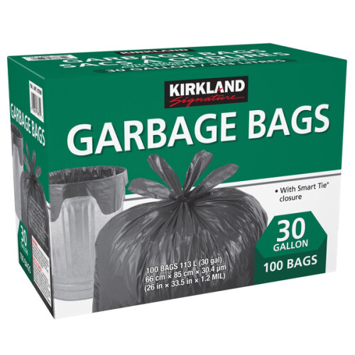 Kirkland Signature 26 x 33.5 Garbage Bags 100 Count - Costco, Edmonton  Grocery Delivery