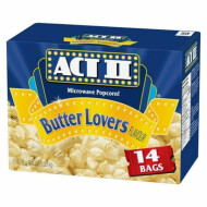 Act II Butter Lovers Butter Lovers Microwave Popcorn, 14 x 78 g