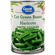 Great Value Cut Green Beans 398 ml