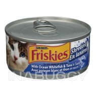 Purina Shredded Ocean White Tuna Friskies Cat Food 156 g