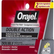 Double action toothache pain & gum relief
