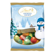 Lindt Holiday Magic Assorted Milk Chocolate Mini Balls Bag, 100g ~100 g