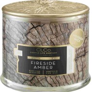 Fireside amber candle
