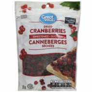 Great Value Dried Sweetened Cranberries 1Ea
