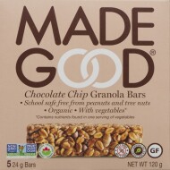 Organic chocolate chip granola bars