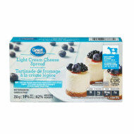 Great Value Light Cream Cheese Spread ~250 g