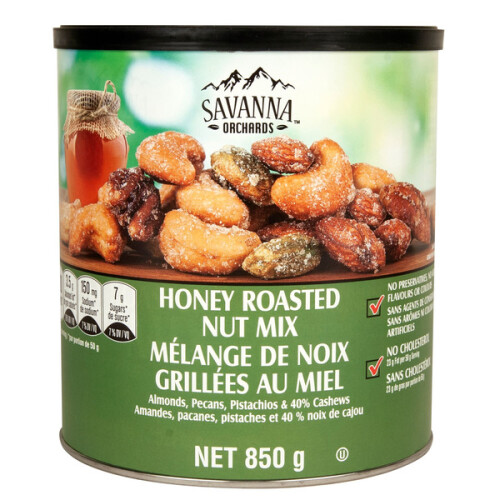 Savanna Orchards Gourmet Honey Roasted Nut Mix 850 g Costco , Ottawa
