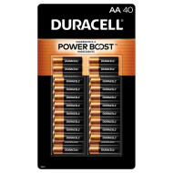 Duracell PowerBoost CopperTop AA Alkaline Batteries 40 Count