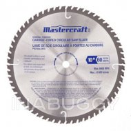 Mastercraft Carbide Tipped Circular Saw Blade, 10-in 60 Tooth