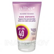 Alba Botanica Kids SPF 40 Sunscreen Lotion 113 ml