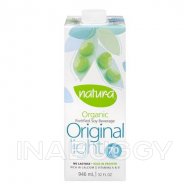 Original flavour organic light fortified soy beverage ~946 ml