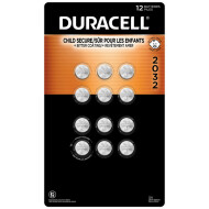 Duracell Child Secure Lithium 2032 Coin Batteries 12 Count