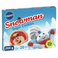 Pillsbury Ready to Bake! Snowman Sugar Cookies ~260 g