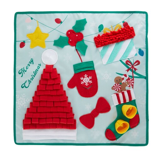 Merry & Bright Cat Snuffle Mat Christmas Treat Mat Cat Fun NEW!